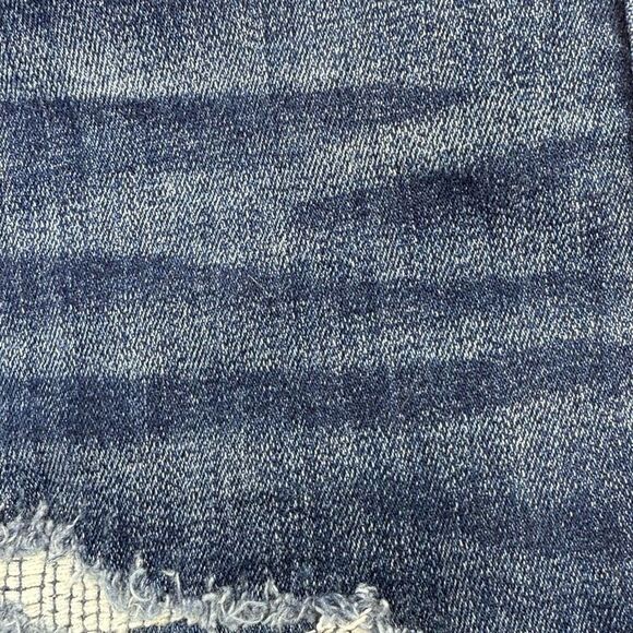 American Eagle Outfitters Shortie Cut Off Stretch Denim Shorts - Women’s US 4 - Picture 4 of 11